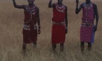 A trio of Masai Worriors